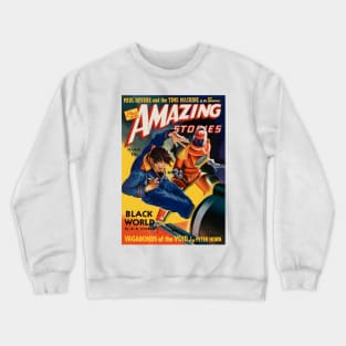 Amazing Stories: Paul Revere and The Time Machine Crewneck Sweatshirt